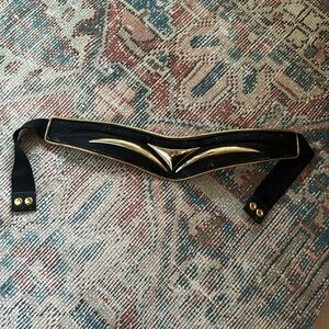 Vintage 80s elastic waist belt